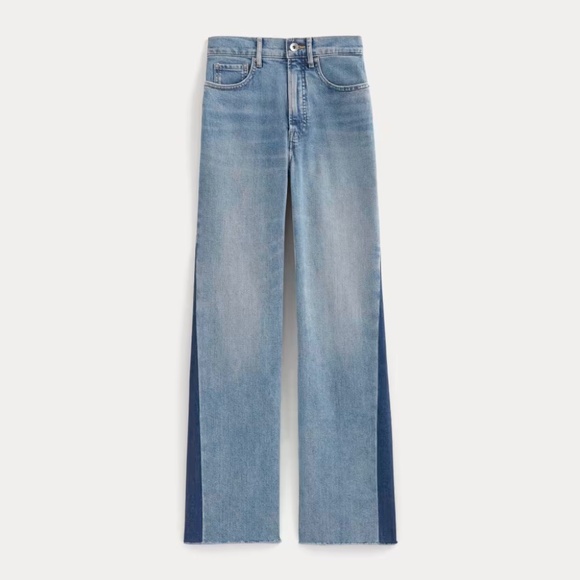 Everlane The Way-High® Sailor Jean In Size 28R dark blue line Brand New - Picture 1 of 10